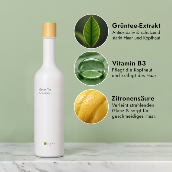 O'RIGHT GREEN TEA SHAMPOO 400ML