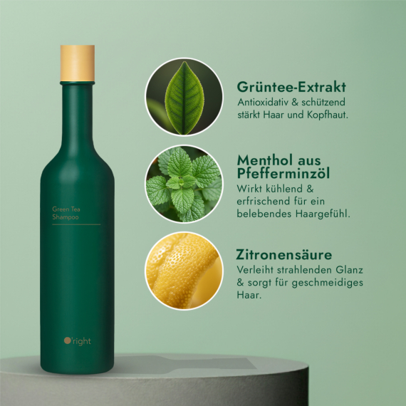 O'RIGHT GREEN TEA SHAMPOO FOREST GREEN EDITION 400ML