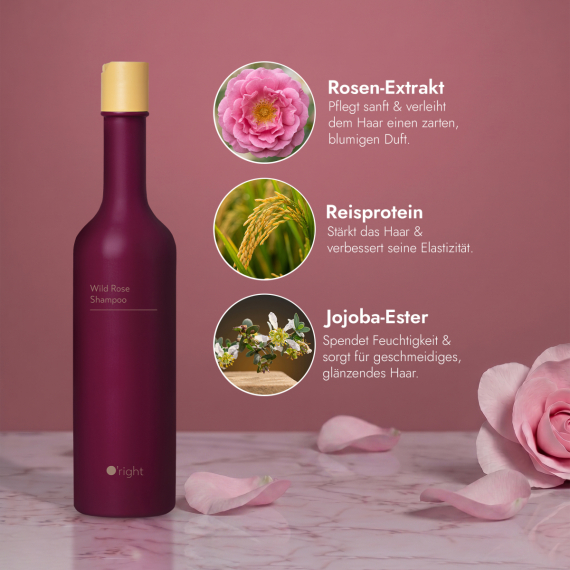 O'RIGHT WILD ROSE SHAMPOO 400ML